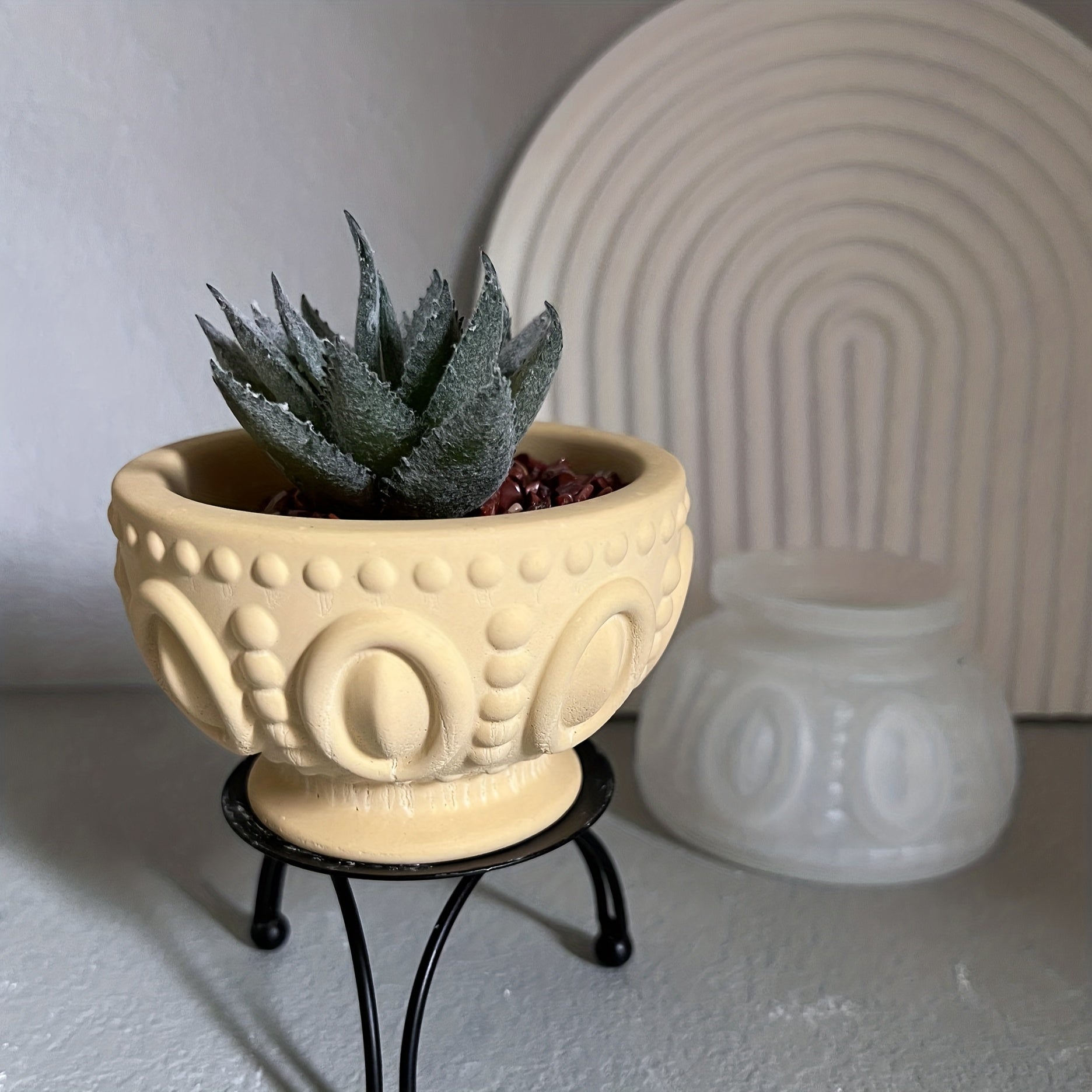 Silicone Mold for Plant Pot, Candle Holder, Aroma Wax, Succulent Flower Pot
