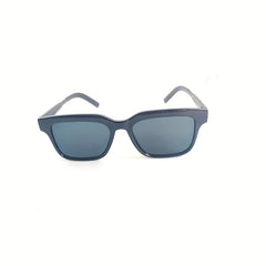 Retro Square UV Protection Sunglasses With Cleaning Cloth