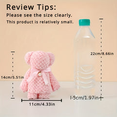 1PC Bear Towel Soft For Birthday Wedding Campus Year Mother's Ramadan