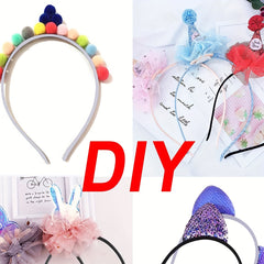 25pcs Satin Skinny Headband Head Hoop Nonslip Hair Band for Women Girls