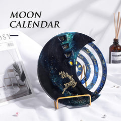 Moon Perpetual Calendar Resin Molds Set