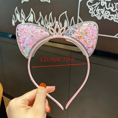Cat Ears Crown Headband Hair Band for Costume Performance