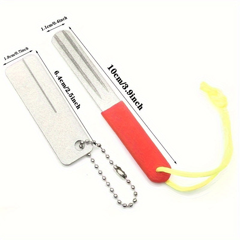 1pc Fishing Hook Sharpening Tool Treble Hooks Sharpener