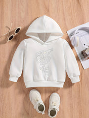 Baby Boys Astronaut Graphic Pullover Hoodie