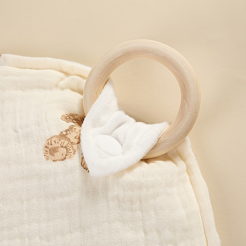 Baby Comfortable Soothing Towel Hanging Bib Touchable Scarf