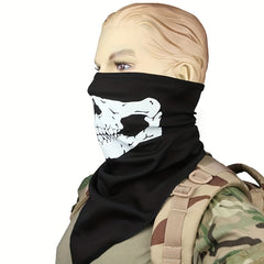 8pcs Halloween Skull Headbands Masks Men Women Sports Balaclava Hats