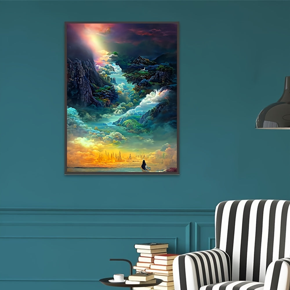Wonderland Landscape Canvas Painting Poster for Home Wall Decor