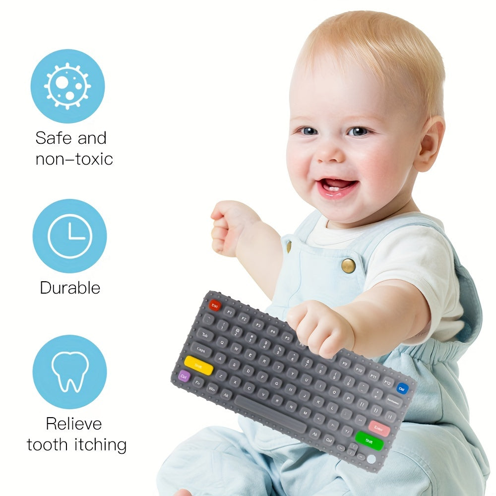Silicone Baby Teething Toy - Remote Controlled Molar Stick