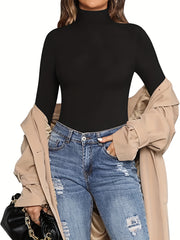 Seamless Shaping Bodysuit Tummy Control Slimming Long Sleeve Body Shaper