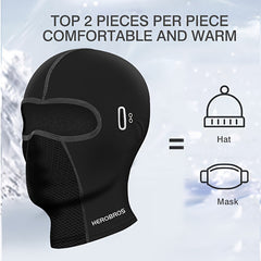 Cycling Full Face Mask Velvet Warm Headgear Motorcycle Liner