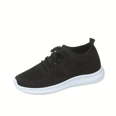Women's Leisure Running Shoes Flying Woven Casual Walking Shoes