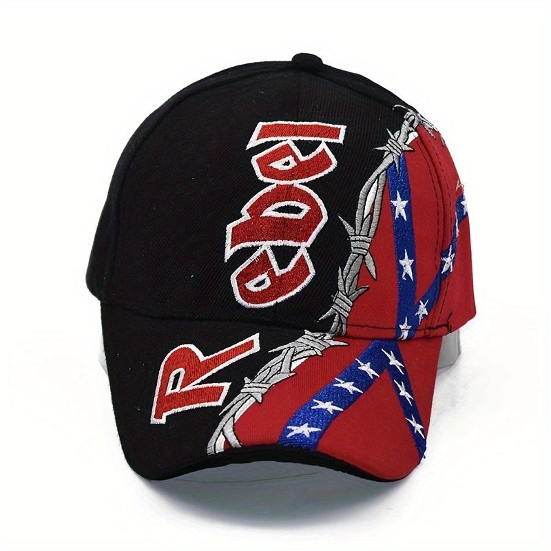 Letter Embroidery Football Baseball Cap Unisex Star Cap Hip Hop Casual Outdoor S