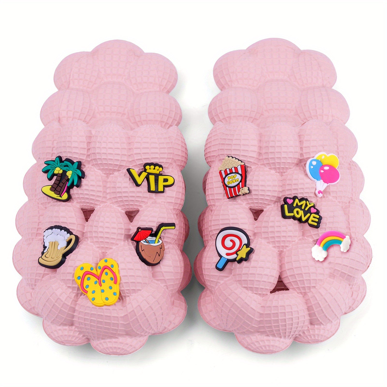 Girls Colorful Non-slip Slippers - Comfortable Indoor Shoes