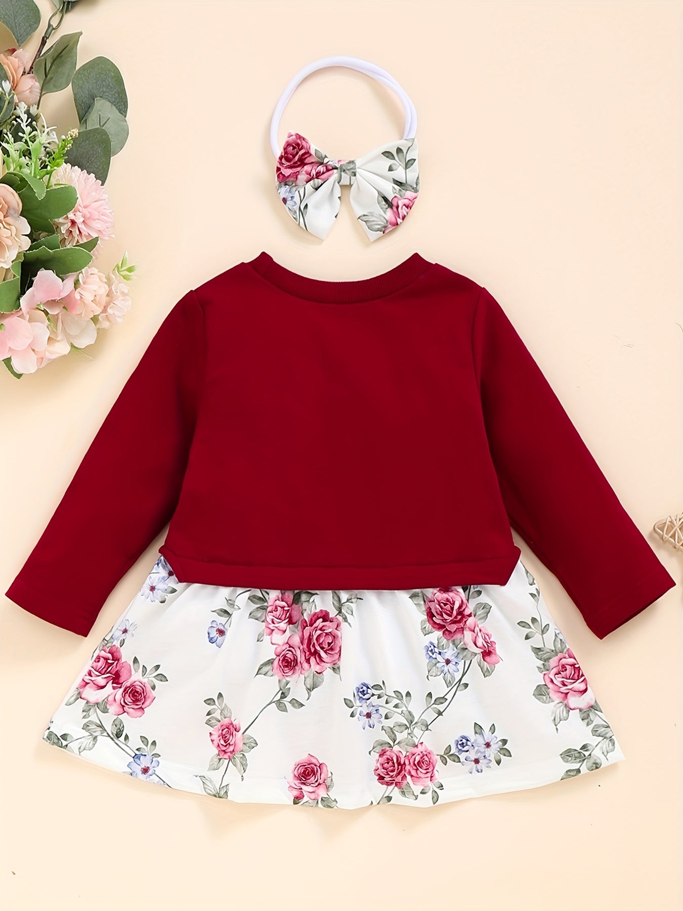 Floral & Daddy's Girl Print Baby Dress