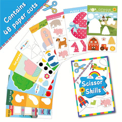 Paper Cutting Activity Book DIY Paper Art Projects No Scissors