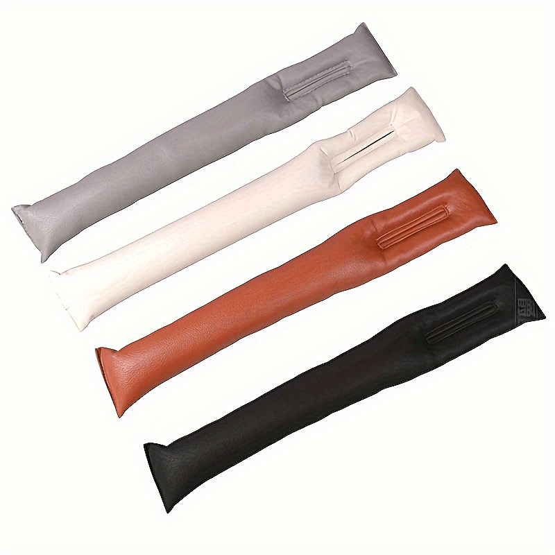 2pcs Car Seat Gap Stopper Strip Car Edge Seam Leak-proof Strip