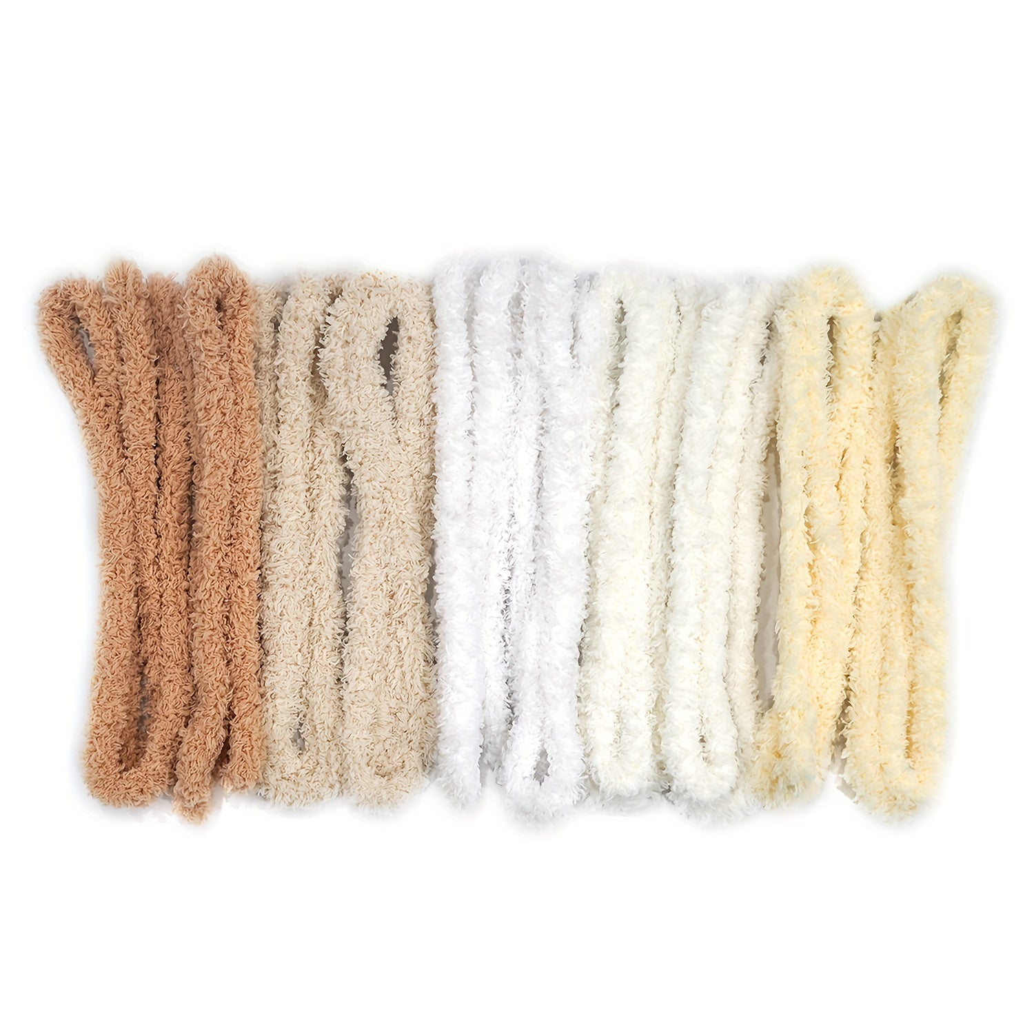 Mixed Plush Pipe Cleaners 10pcs Set for DIY Crafts