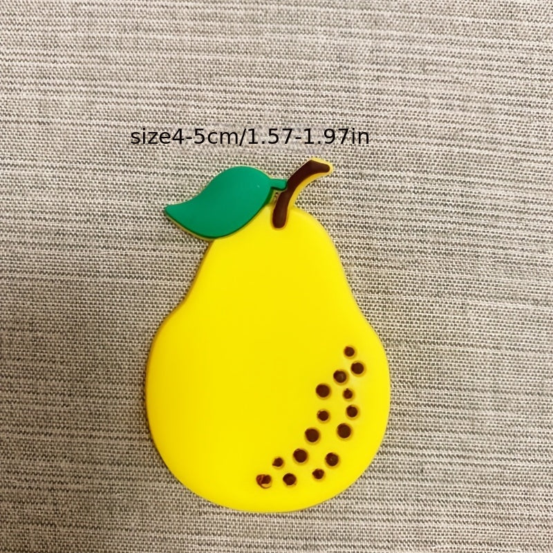 6pcs Fruit & Vegetable Magnetic Stickers for Refrigerator