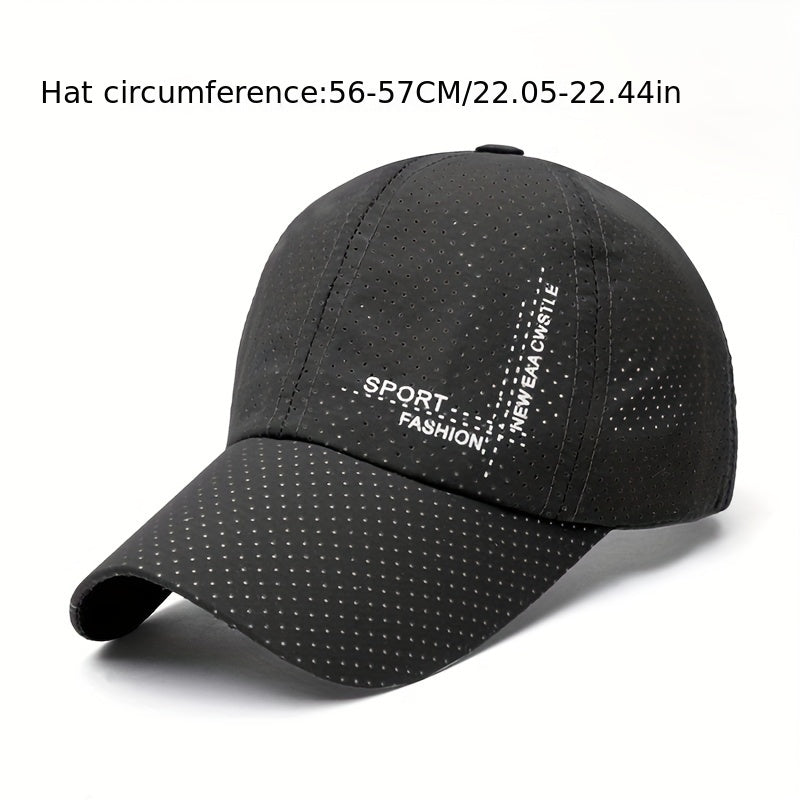 Unisex Sunshade Quick-drying Baseball Cap For Outdoor Sport