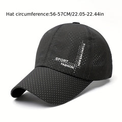 Unisex Sunshade Quick-drying Baseball Cap For Outdoor Sport