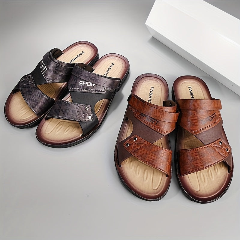Men's Open Toe Rubber Sole Outdoor Casual Sandals