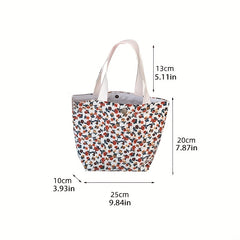 Corduroy Handbag Satchel Bag Lightweight