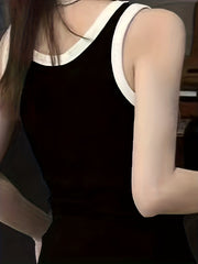 Letter Print Thermal Tank Top Women's Lingerie
