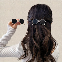 Sunglasses Shaped Metal Hair Clip for Women