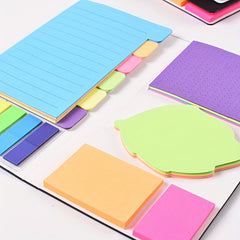 1pc Note Sticker Sticky Notes Combo Set Student Message Memo Plan Book