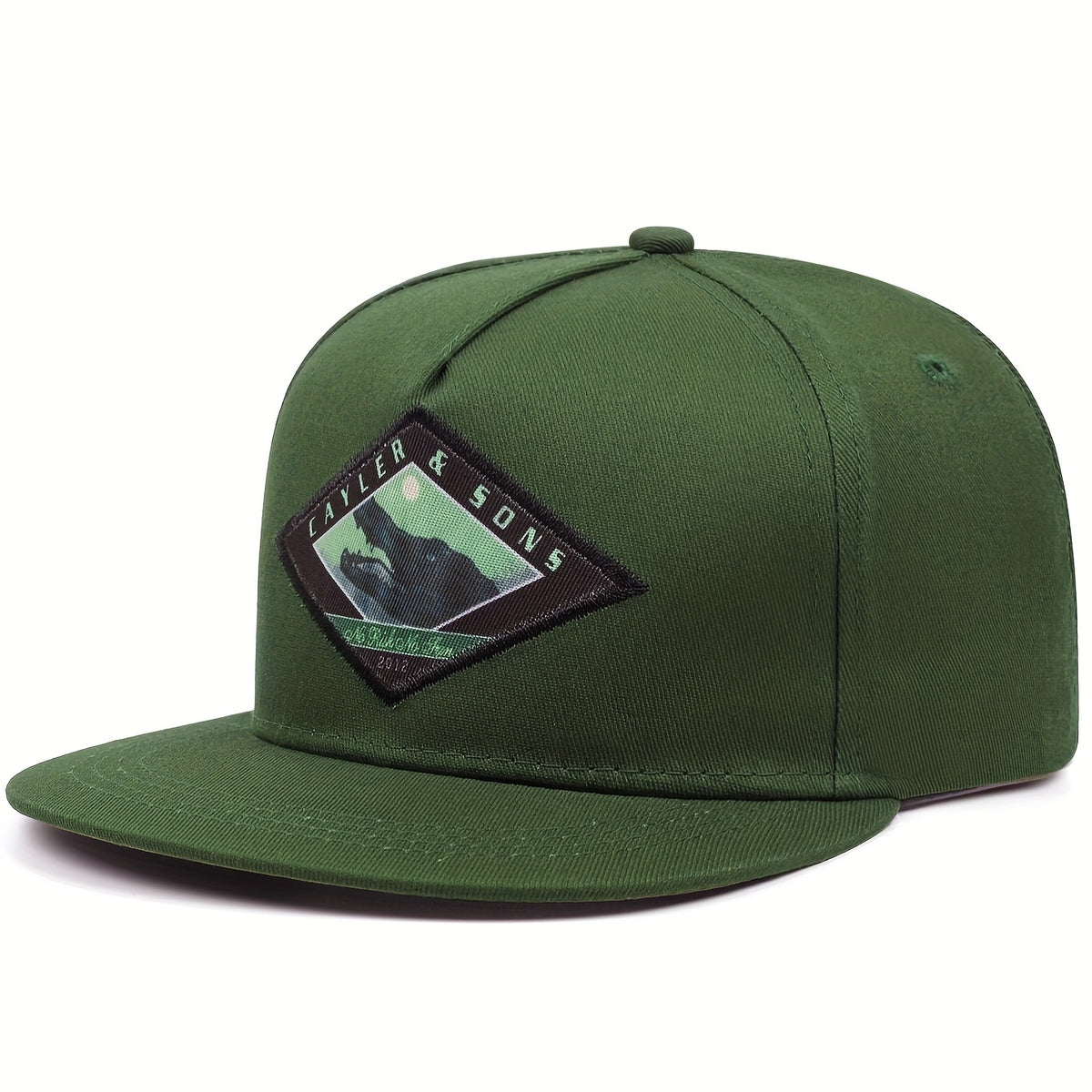 Unisex Breathable Baseball Cap With Dinosaur Stickers