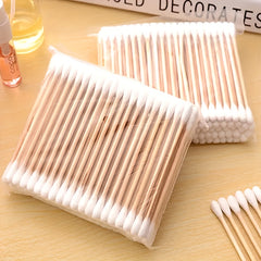 100/300 Cotton Swabs Cleaning Supplies for Camping & Daily Use