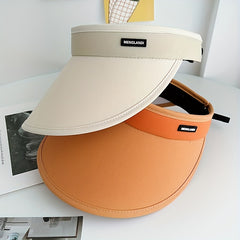 Candy Elastic Visor Hat Sunscreen Travel Beach Hats