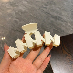 Solid Shark Claw Large Ponytail Holder Hair Accessories