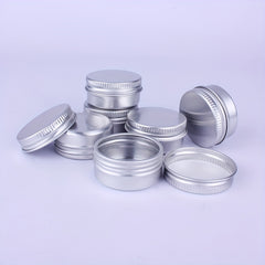 Mini Aluminum Box 36x18mm Circular Metal Box Fish Hook Bait Storage