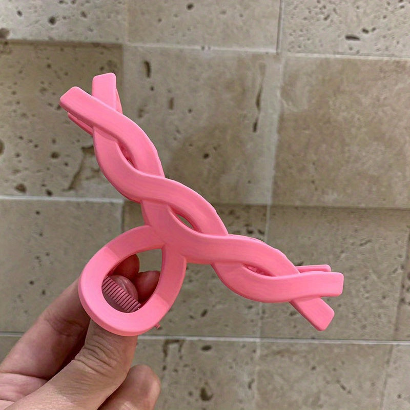 Matte Hair Clip Ponytail Back Head Hair Clip