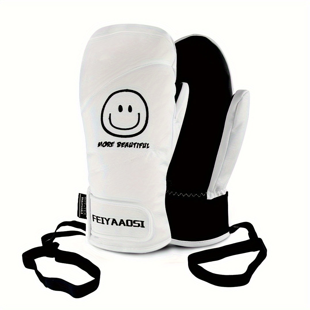 Waterproof Snowboard Skiing Gloves Warm Thickened Gloves