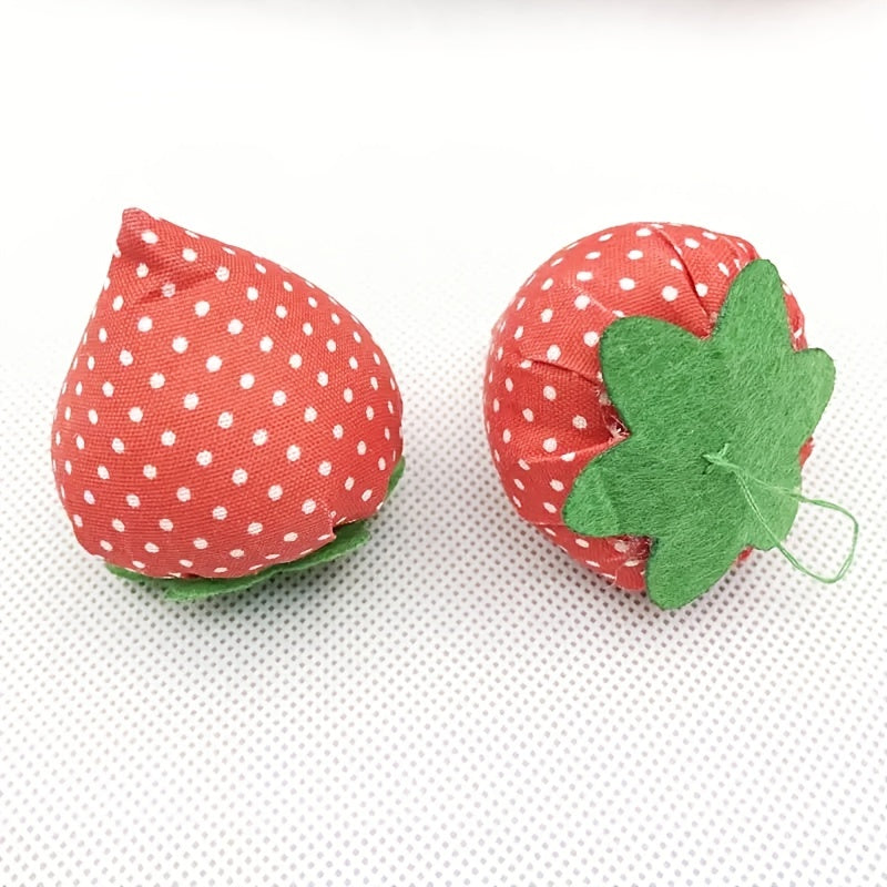 DIY Craft Strawberry Pin Cushion Needle Holder Sewing Kit