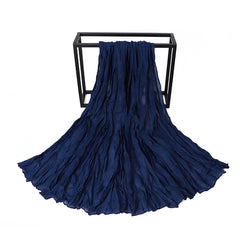 Soft Natural Scarf Wrinkle Wrap For Women & Men Breathable Material