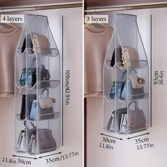 Hanging Handbag Purse Organizer for Closet Storage