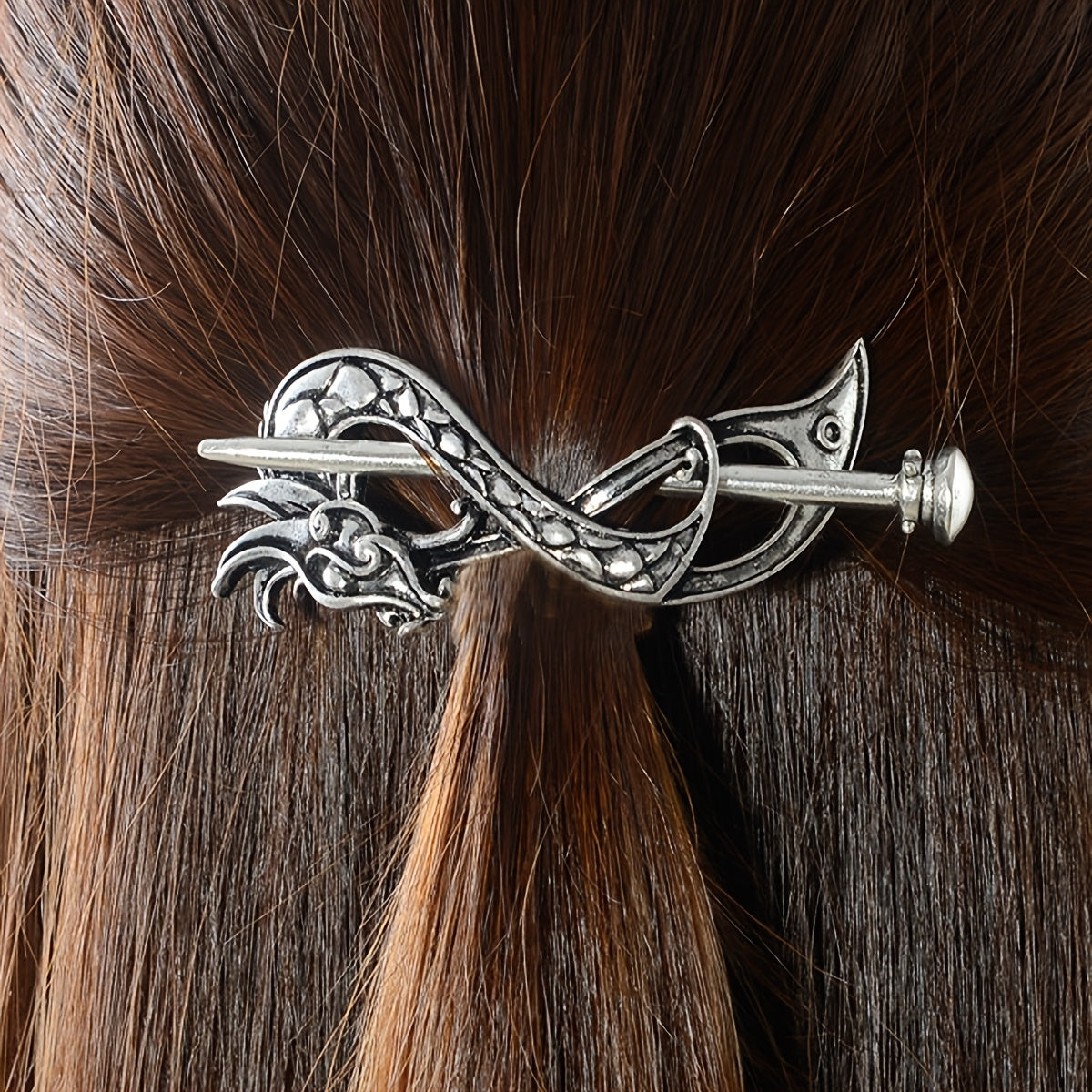 Dragon Hair Slide With Stick Vintage Headwear Accessory