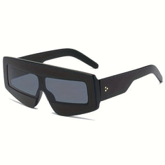Y2K Shield Sunglasses UV400 Beach Club Futuristic Glasses