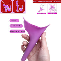 Mini Portable Funnel Device Toilet for Outdoor Emergency