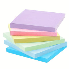Fluorescent Sticky Notes Memo Pad Office Supplies 6 Pack