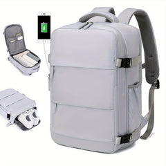 Large Travel Backpack Lightweight Laptop Daypack Shoe Compartment