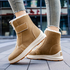 Warm Plush-Lined Snow Boots - Winter Outdoor Thermal Footwear