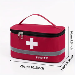 Durable Medical Kits Bag With Zipper Travel Drugs Storage Organizer