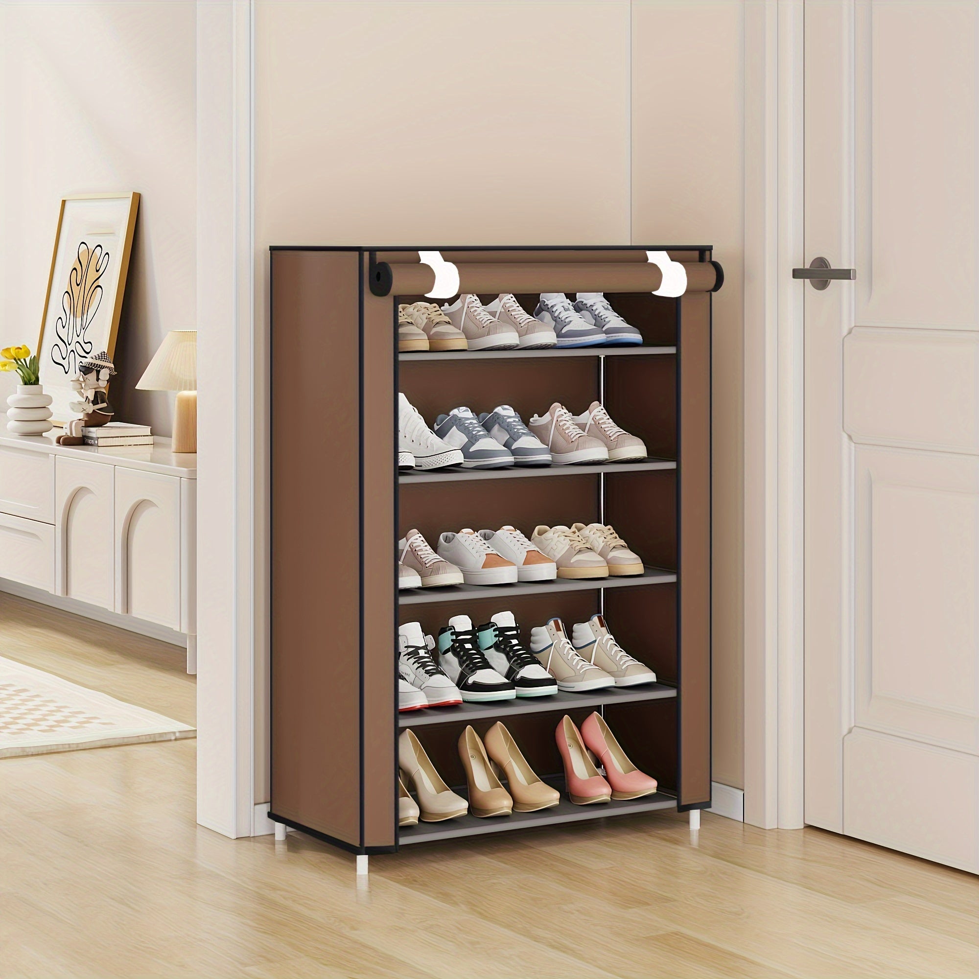 Large Shoe Rack for Home Office Storage Easy Installation Dormitory Shoe Storage