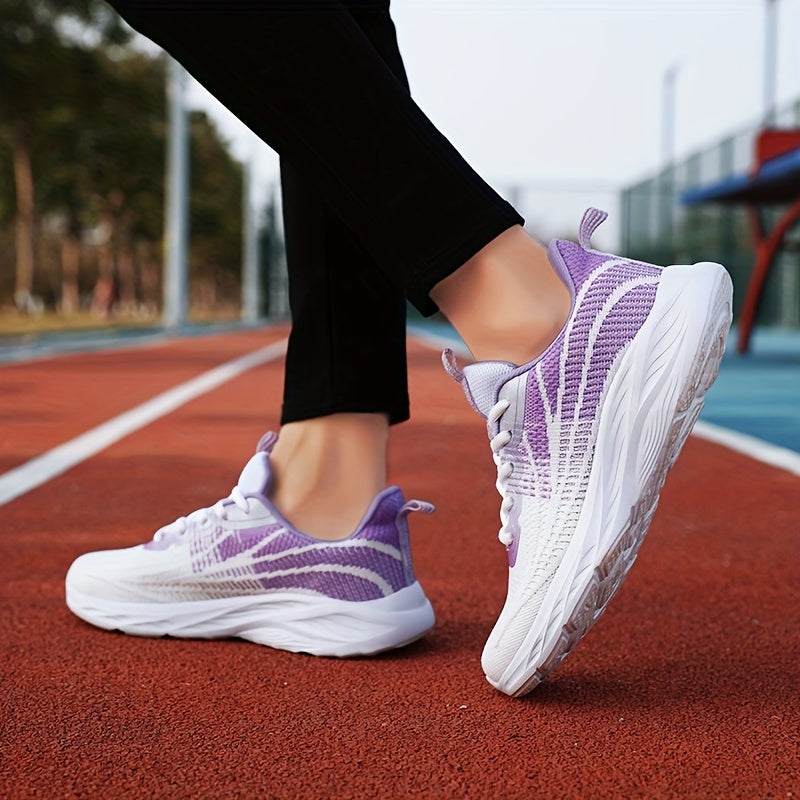 Women's Mesh Sneakers Lace Up Non slip Running Shoes Comfort Soft Sole
