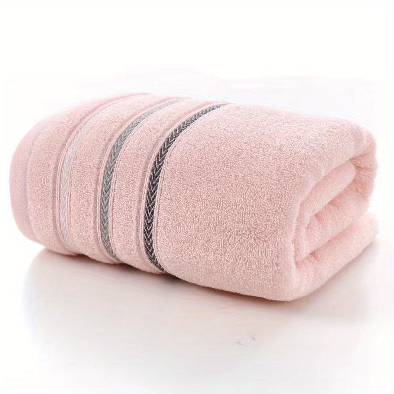 Soft Absorbent Cotton Bath Towel - 27.5x55.1