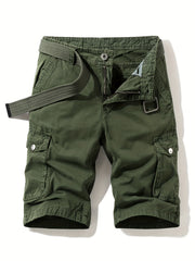 Men's Cargo Shorts with Flap Pockets for Spring & Summer